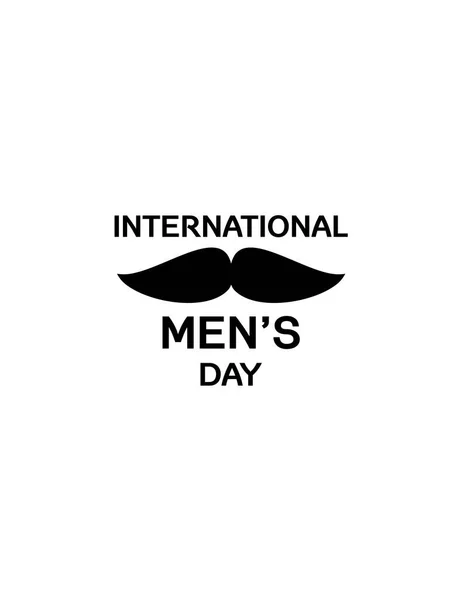 디자인 템플릿 International Mens Day — 스톡 벡터