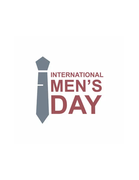 디자인 템플릿 International Mens Day — 스톡 벡터