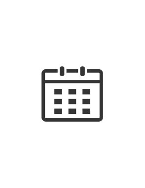 Takvim simgesi vektör illüstrasyon tasarımı