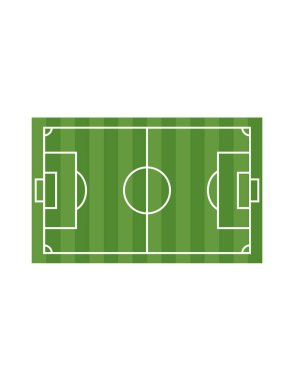 futbol alanı vektör illüstrasyon tasarımı