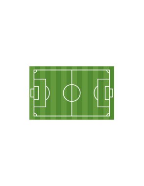 futbol alanı vektör illüstrasyon tasarımı