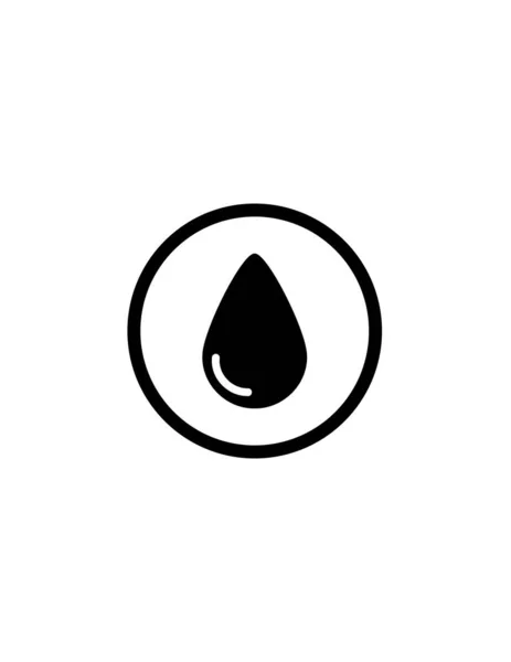 Water Drop Icon Vector Illustration Design — Stock Vector