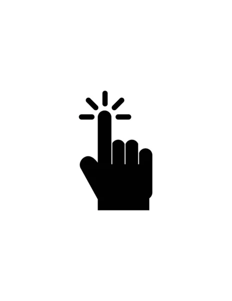 Hand Cursor Symbol Vektor Illustration — Stockvektor