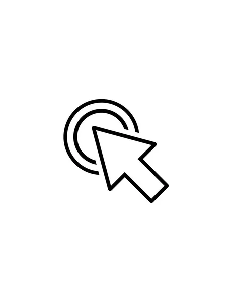 Ilustração Vetor Ícone Cursor — Vetor de Stock