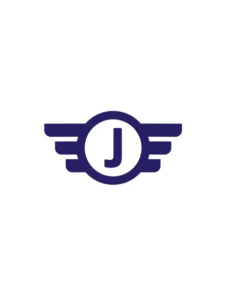 Carta Inicial Logotipo Plantilla Vector Diseño — Archivo Imágenes Vectoriales