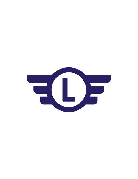 Carta Inicial Logotipo Plantilla Vector Diseño — Archivo Imágenes Vectoriales