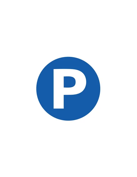 Дизайн Логотипу Паркувальної Літери Векторний Шаблон — стоковий вектор