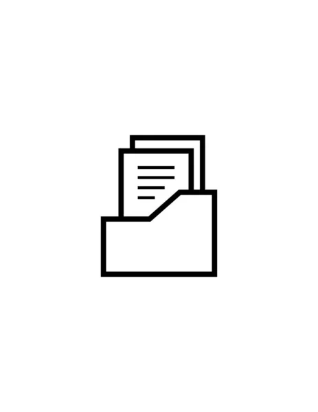 Значок Файла Документа Векторна Ілюстрація — стоковий вектор