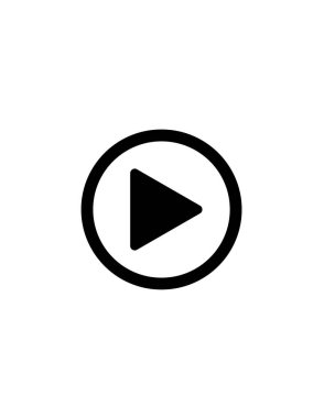 Oynatma düğmesi vektör çizimi