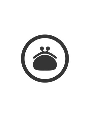 çanta simge vektör çizim