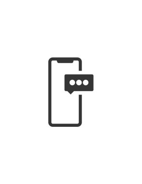 cep telefonu simgesi vektör çizimi