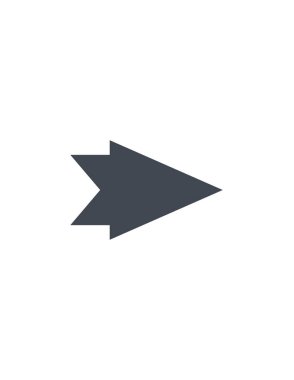 ok simgesi vektör illüstrasyonu