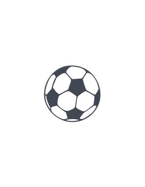 futbol topu ikonu vektör illüstrasyonu