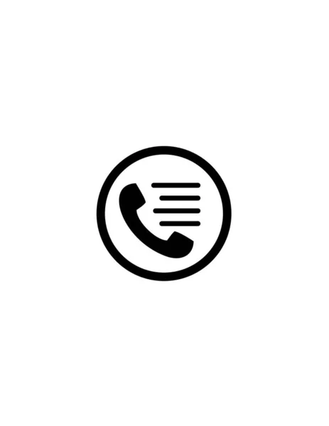 Εικονογράφηση Φορέα Εικονίδιο Τηλεφώνου — Διανυσματικό Αρχείο