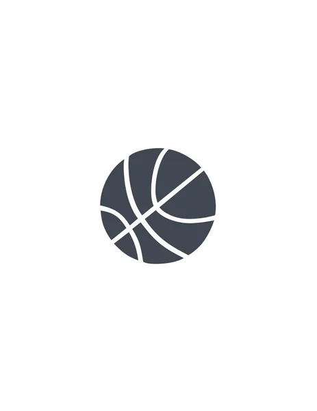 Basketball Ball Icon Vector Illustration — Stock Vector