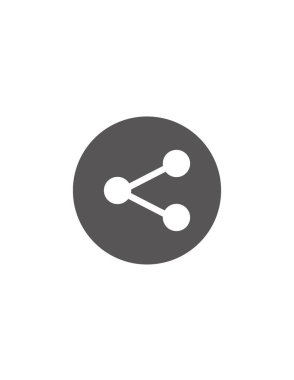 paylaşımlı simge vektör illüstrasyonu