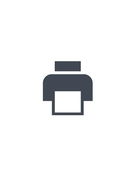 Printer Icon Vector Geïsoleerd Witte Achtergrond Logo Concept Van Koffie — Stockvector