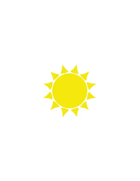 Sun Icon Vector Illustration — Stock Vector