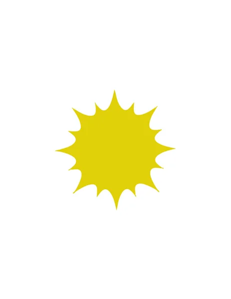 Sun Icon Vector Illustratie — Stockvector