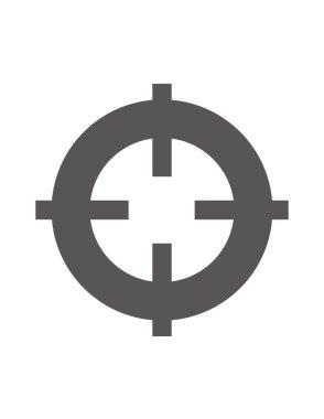 hedef simge vektör illüstrasyonu