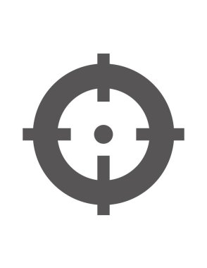 hedef simge vektör illüstrasyonu