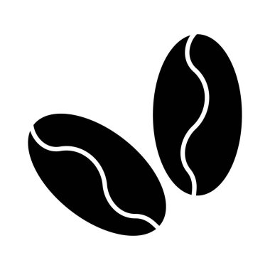 Beyaz arkaplanda kahve simgesi vektörü