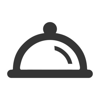Tabak. Web simgesi basit tasarım