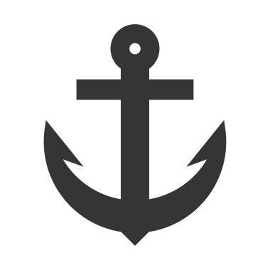 çapa simgesi vektör illüstrasyonu