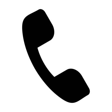 Telefon simgesi telefon sembolü vektörü