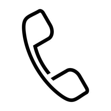 Telefon simgesi telefon sembolü vektörü