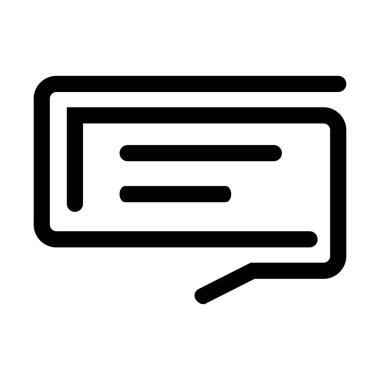 ileti ikonu vektör illüstrasyonu