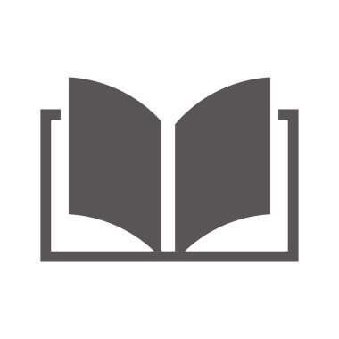 kitap simgesi vektör illüstrasyonu