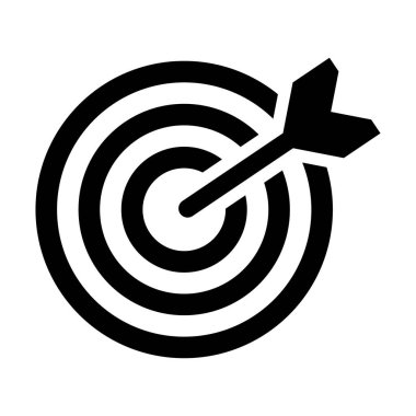 hedef simge vektör illüstrasyonu