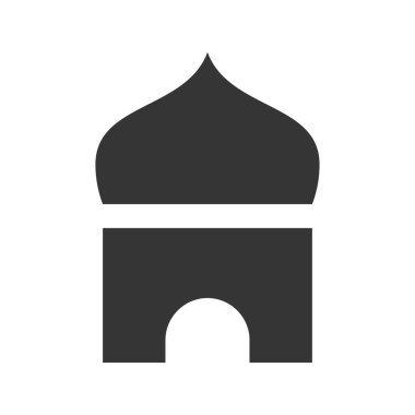 İslami cami logo tasarım vektörü