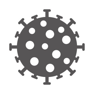 Corona virüs vektörü ikon. Coronavirus sembolü