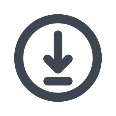 Simge indir. vektör illüstrasyonu 