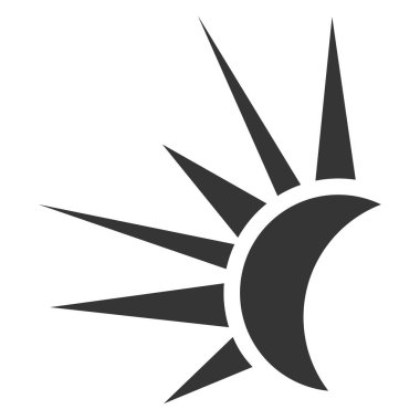 Yıldız logo vektör yaratıcı tasarımı