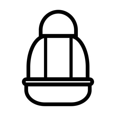 Araba koltukları ikon vektör illüstrasyonu