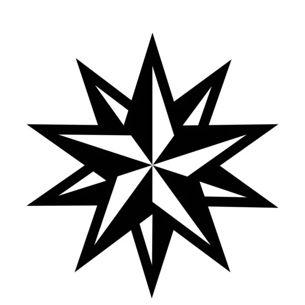Hvězda Ikona Vektor Izolovaný Bílém Pozadí Pro Vaše Webové Mobilní — Stockový vektor