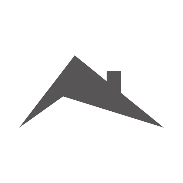 Dachhaus Ikone Logo Vektordesign — Stockvektor