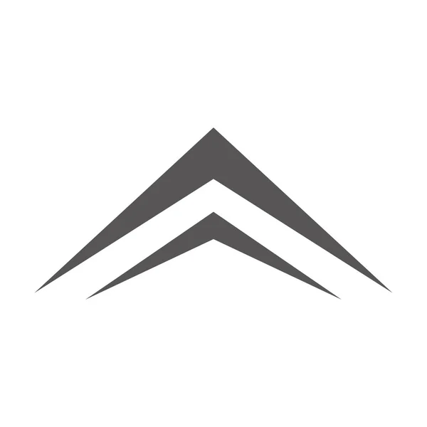 Λογότυπο Εικονιδίου Σπιτιού Οροφής Σχεδιασμός Διανύσματος — Διανυσματικό Αρχείο