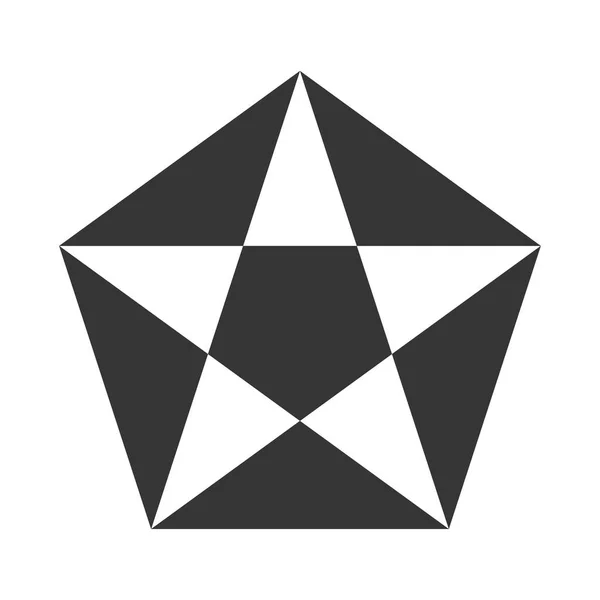 Vektorová Ilustrace Ikony Hvězdy — Stockový vektor