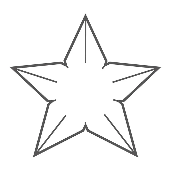 Σχεδιασμός Δημιουργικού Λογότυπου Εικονιδίου Αστεριού — Διανυσματικό Αρχείο