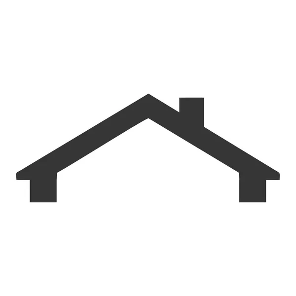 Roof House Icon Logo Vector — Stock Vector