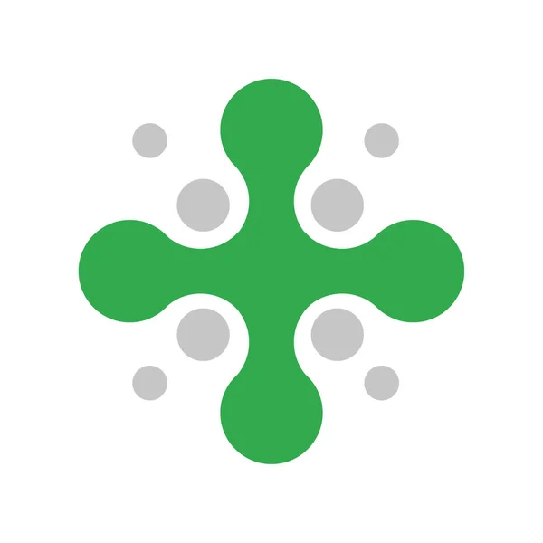 Вектор Дизайна Логотипа Аптеки Медицинская Травяная Икона — стоковый вектор
