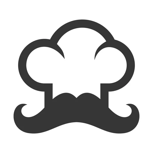 Значок Шляпы Шеф Повара Символ Ресторана Векторная Иллюстрация Векторная Графика