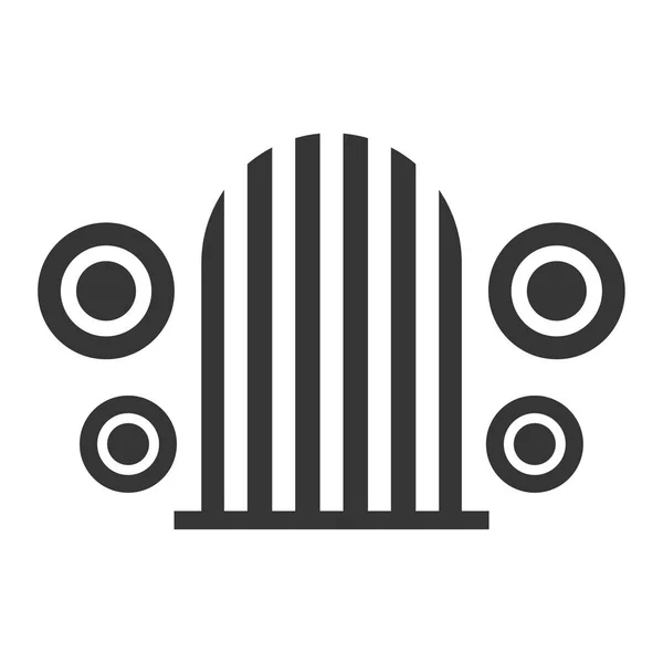 Ретро Автомобиль Креативный Дизайн Логотипа Простой Вектор Силуэта Стоковый вектор