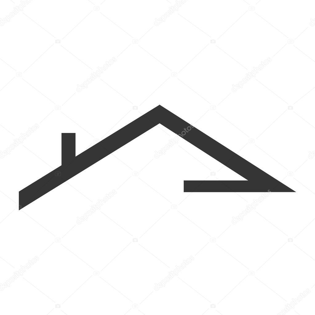 Roof house icon logo Vector design