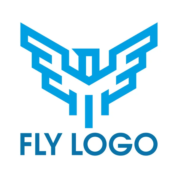 Eagle Logo Concept Creatief Symbool Vector Illustratie — Stockvector