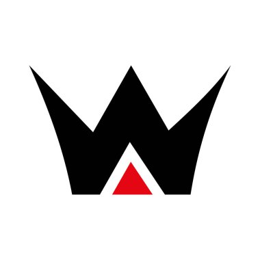 Kraliyet logosu Yaratıcı sembol Minimalist Lüks ikon vektör illüstrasyonu